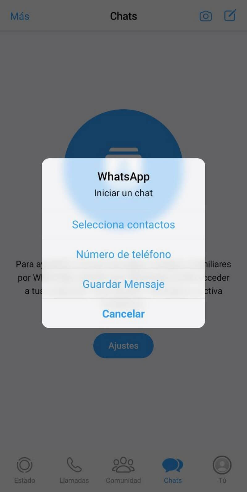 WhatsApp Estilo iPhone 5